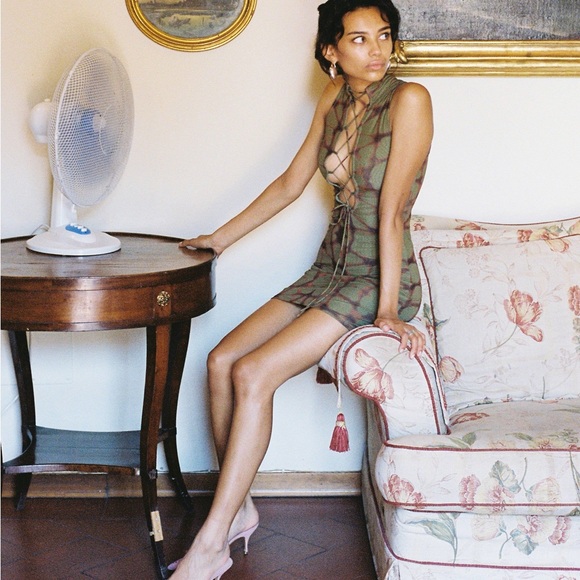 SOLD With Jean Amethyst Mini Dress XS - Picture 2 of 12